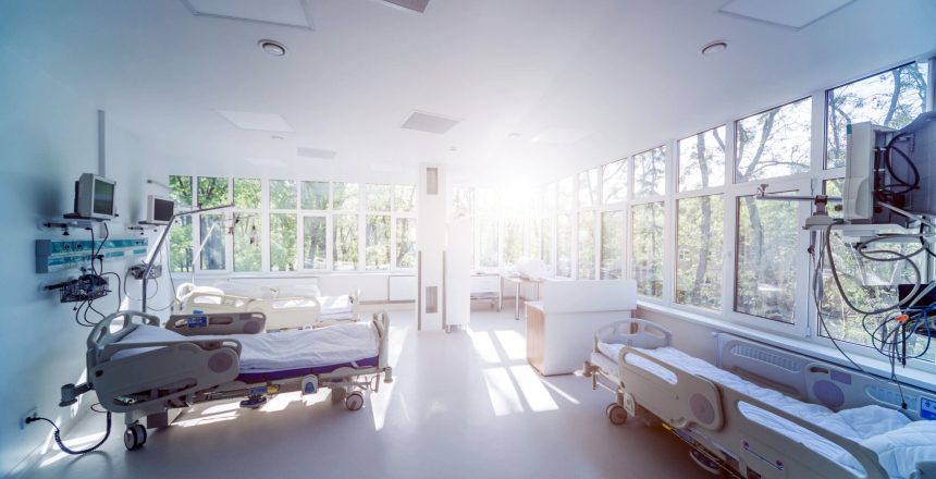 Interior of room in modern clinic. Background